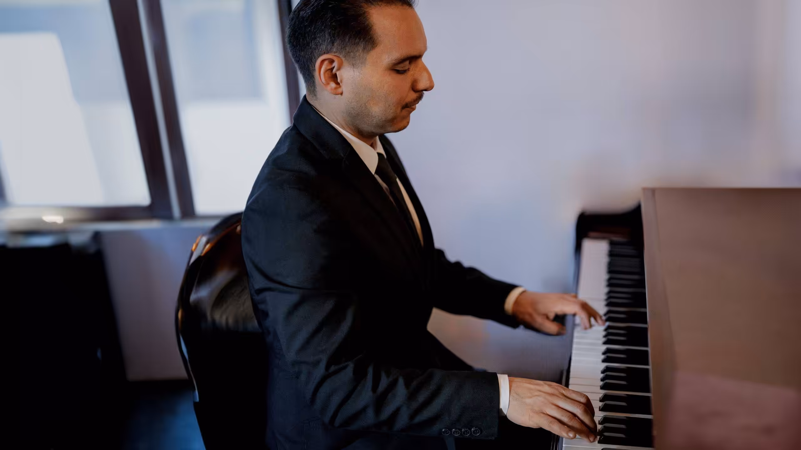 Abraham Playing The Piano Copy